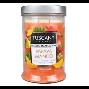 Tuscany papaya mango 18oz candle
